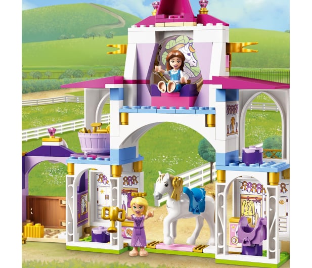 LEGO Disney Princess 43195 Królewskie stajnie Belli i R - 1022672 - zdjęcie 3