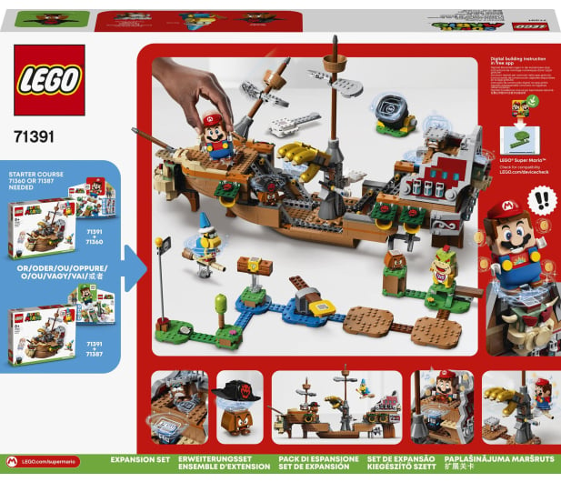 LEGO LEGO Super Mario 71391 Zestaw dodatkowy Sterowiec - 1022686 - zdjęcie 6