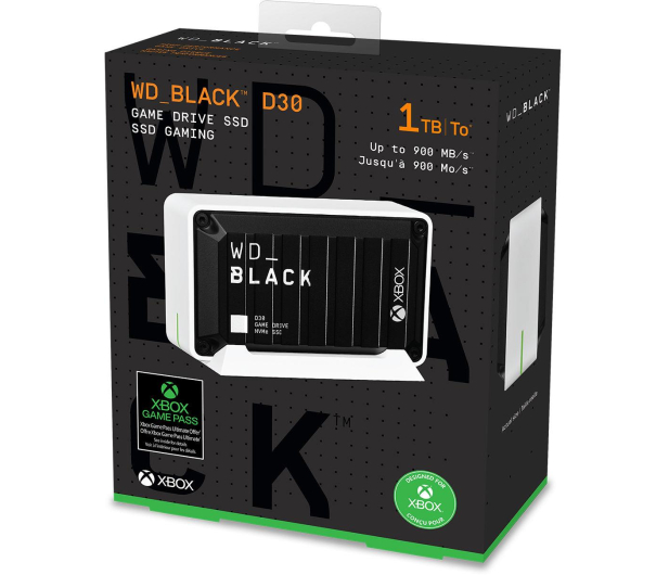 WD BLACK 1TB D30 Game Drive SSD for Xbox Czarny - 670957 - zdjęcie 5