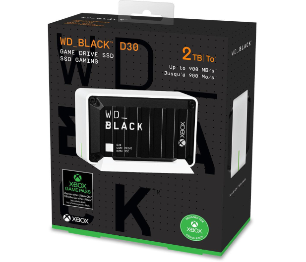WD BLACK 2TB D30 Game Drive SSD for Xbox Czarny - 670960 - zdjęcie 5