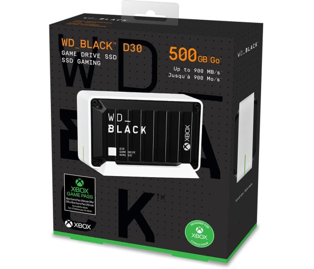 WD BLACK 500GB D30 Game Drive SSD for Xbox Czarny - 670956 - zdjęcie 5