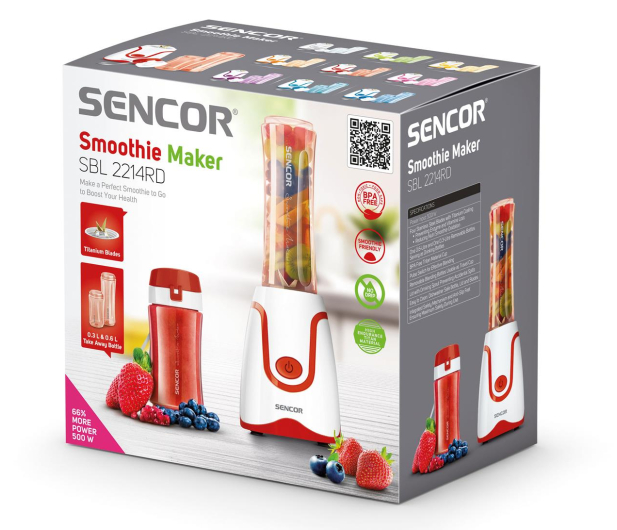 Sencor SBL 2214RD Smoothie Maker - 1023098 - zdjęcie 5