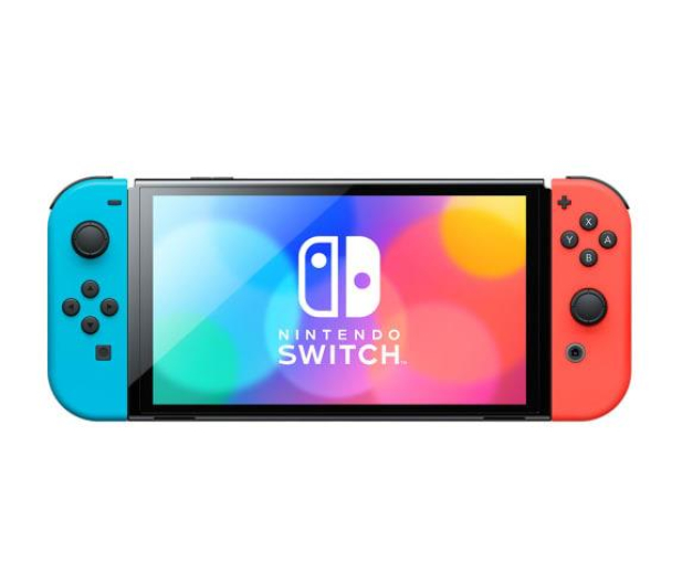 Nintendo Switch OLED - Czerwony / Niebieski - 667576 - zdjęcie 4