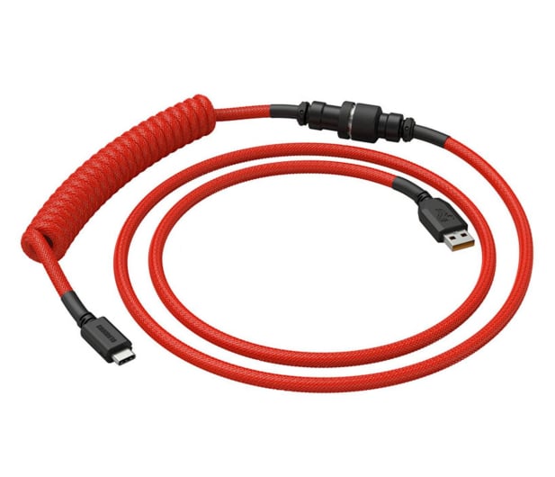 Glorious Coil Cable Crimson Red USB-C - USB-A - 658706 - zdjęcie