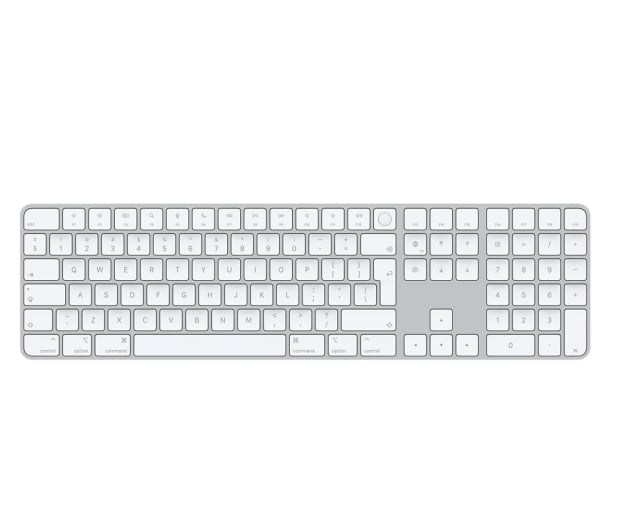Apple Magic Keyboard z Touch ID i num padem biała - 674054 - zdjęcie