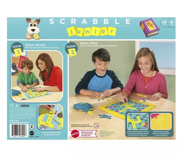 Mattel Scrabble Junior - 158657 - zdjęcie 3