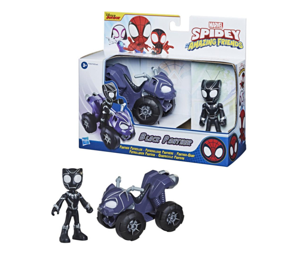 Hasbro Spidey i super kumple Pojazd Panther Patroller + figurka - 1024429 - zdjęcie 3