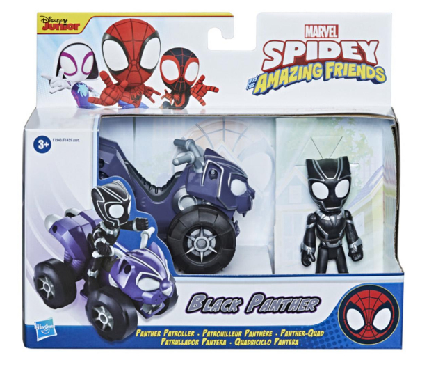Hasbro Spidey i super kumple Pojazd Panther Patroller + figurka - 1024429 - zdjęcie 4