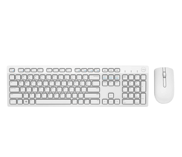 Dell KM636 Wireless Keyboard and Mouse (biała) - 332974 - zdjęcie