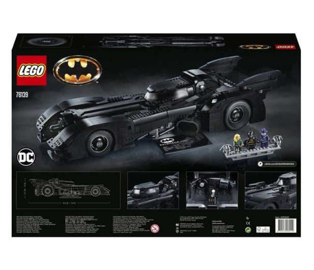 LEGO DC Comics Super Heroes 76139 1989 Batmobile - 520202 - zdjęcie 7