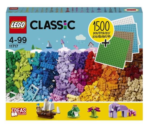 LEGO Classic 11717 Klocki, klocki, płytki - 1011773 - zdjęcie