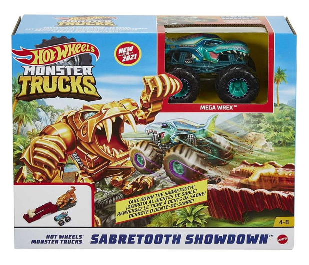 Hot Wheels Monster Trucks Sabretooth - 1025181 - zdjęcie 5