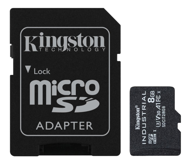 Kingston 8GB microSDHC Industrial C10 A1 pSLC - 675817 - zdjęcie