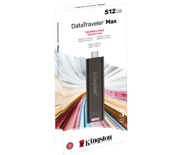 Kingston 512GB DataTraveler Max (USB 3.2) 1000MB/s - 675827 - zdjęcie 6