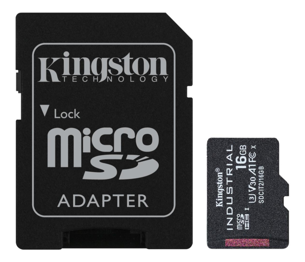 Kingston 16GB microSDHC Industrial C10 A1 pSLC - 675818 - zdjęcie