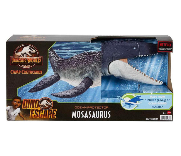 Mattel Jurassic World Mozazaur obrońca oceanu - 1023348 - zdjęcie 4