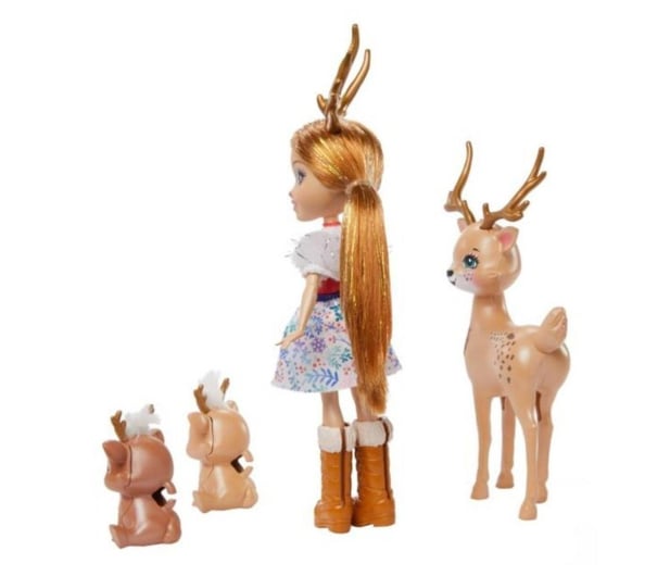 Mattel Enchantimals Rodzina Wielopak Rainey Reindeer - 1025605 - zdjęcie 3
