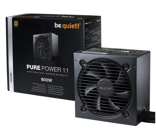 be quiet! Pure Power 11 600W 80 Plus Gold - 459593 - zdjęcie 4