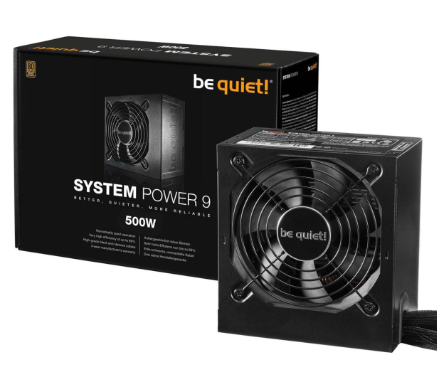 be quiet! System Power 9 500W 80 Plus Bronze - 423078 - zdjęcie 3