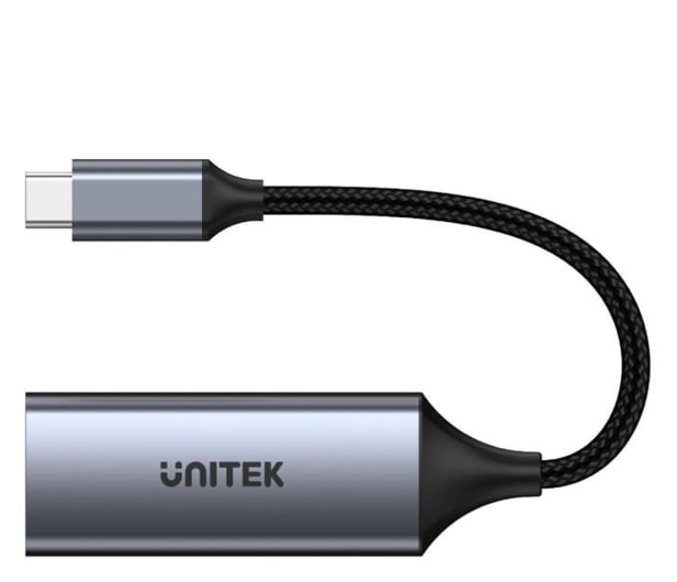 Unitek Adapter USB-C - DP 1.2 (4K/60Hz, kabel 15cm) - 672308 - zdjęcie