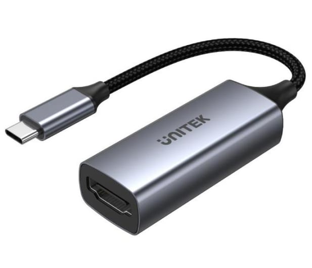 Unitek Adapter USB-C - HDMI 2.0 (4K/60Hz, kabel 15cm) - 672304 - zdjęcie 2