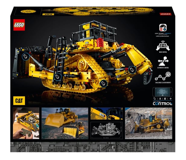 LEGO Technic 42131 Sterowany przez aplikację buldożer Cat® D11 - 1026667 - zdjęcie 10