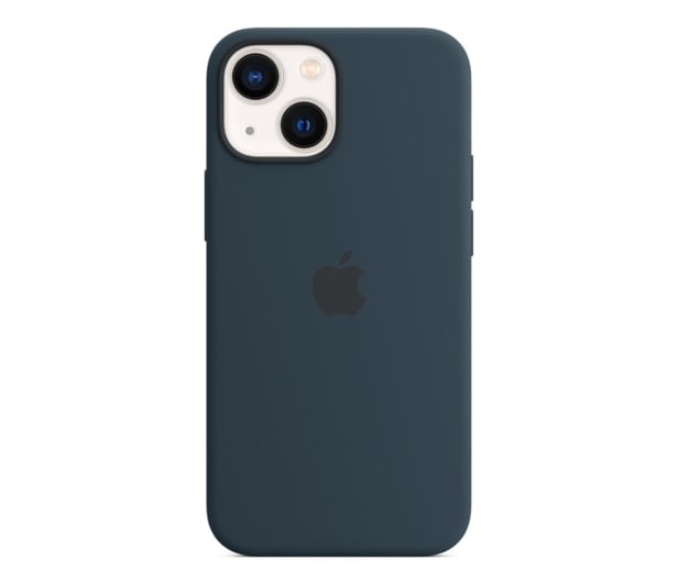 Apple Silikonowe etui iPhone 13 mini błękitna toń - 681249 - zdjęcie