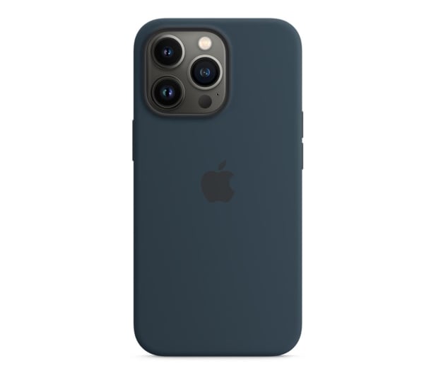 Apple Silikonowe etui iPhone 13 Pro błękitna toń - 681196 - zdjęcie