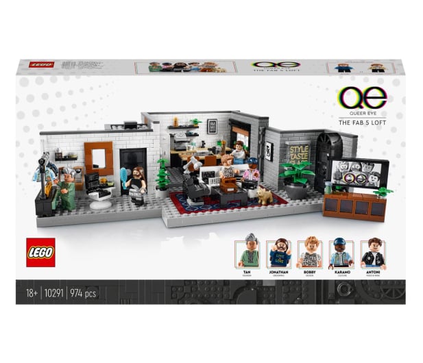 LEGO Creator 10291 Queer Eye- Mieszkanie Fab Five - 1026668 - zdjęcie