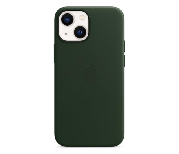 Apple Skórzane etui iPhone 13 mini zielona sekwoja - 681272 - zdjęcie