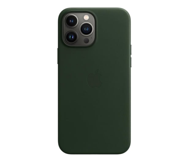 Apple Skórzane etui iPhone 13 Pro Max zielona sekwoja - 681262 - zdjęcie