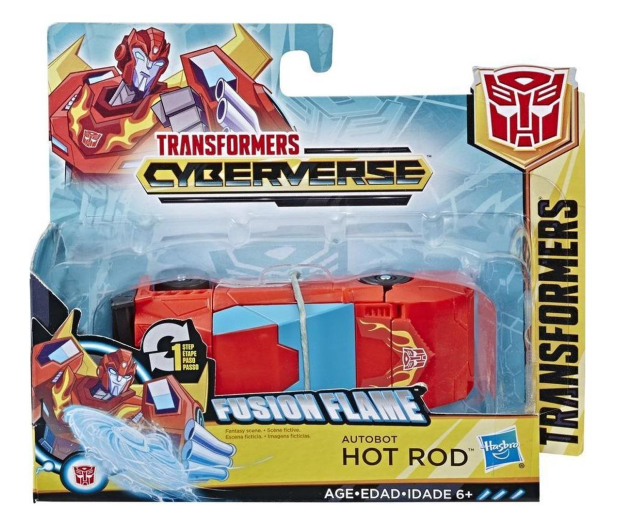 Hasbro Transformers Cyberverse 1 Step Hot Rod - 1026640 - zdjęcie 1
