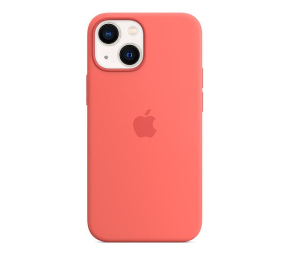 Apple Silikonowe etui iPhone 13 mini róż pomelo - 681250 - zdjęcie