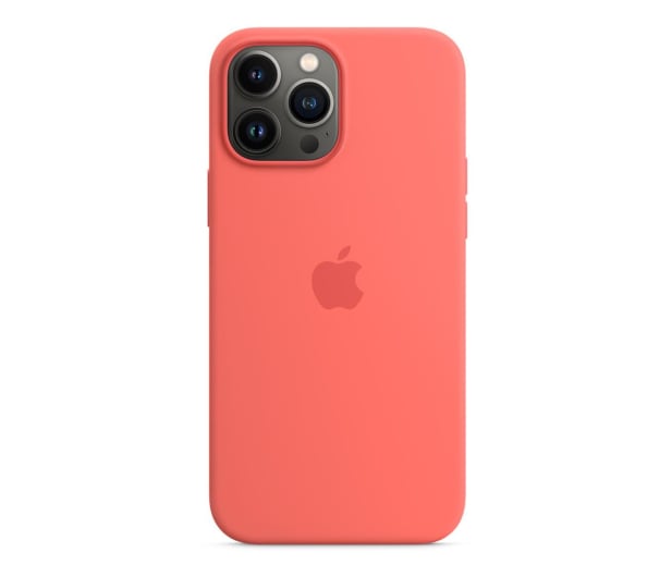 Apple Silikonowe etui iPhone 13 Pro Max róż pomelo - 681226 - zdjęcie