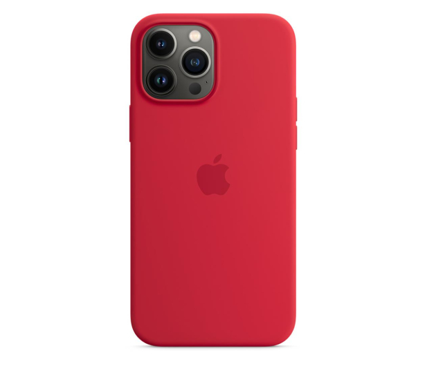 Apple Silikonowe etui iPhone 13 Pro Max (PRODUCT)RED - 681229 - zdjęcie