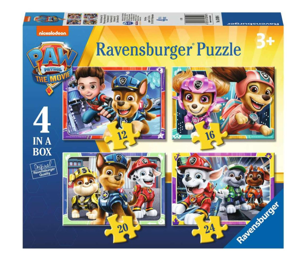 Ravensburger Puzzle 2D Psi Patrol 4w1 - 1027049 - zdjęcie