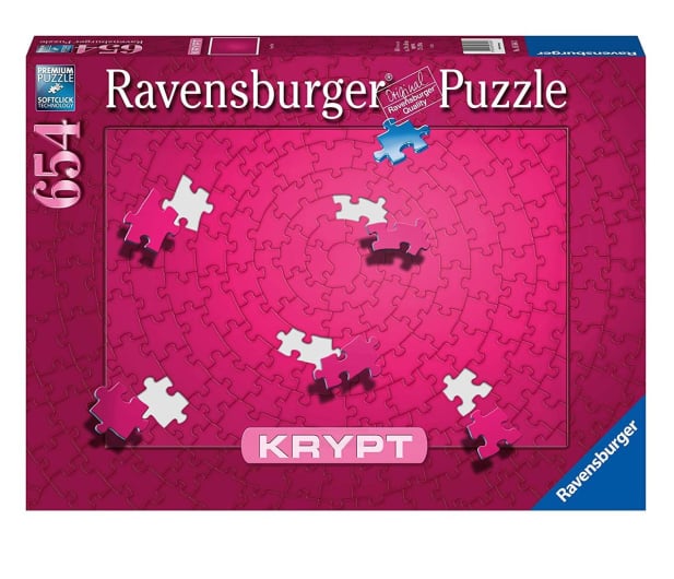 Ravensburger Puzzle KRYPT Różowe 654 el. - 1026192 - zdjęcie 1