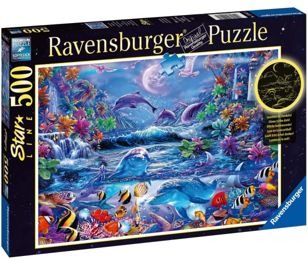 Ravensburger Świecące w ciemności: Magiczny świat 500 el. - 1025986 - zdjęcie 2