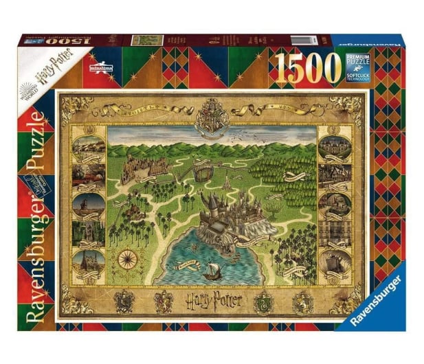 Ravensburger Mapa Hogwartu 1500 el. - 1026202 - zdjęcie 1