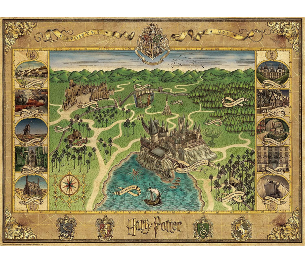 Ravensburger Mapa Hogwartu 1500 el. - 1026202 - zdjęcie 3