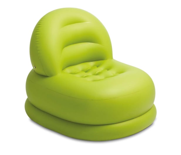 INTEX Dmuchany fotel zielony - 1032938 - zdjęcie