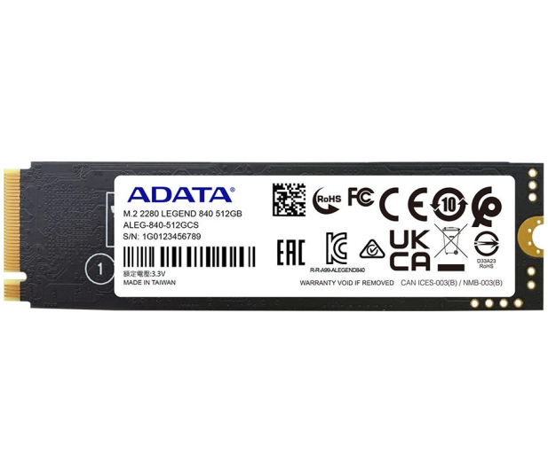 ADATA 512GB M.2 PCIe Gen4 NVMe LEGEND 840 - 713517 - zdjęcie 7