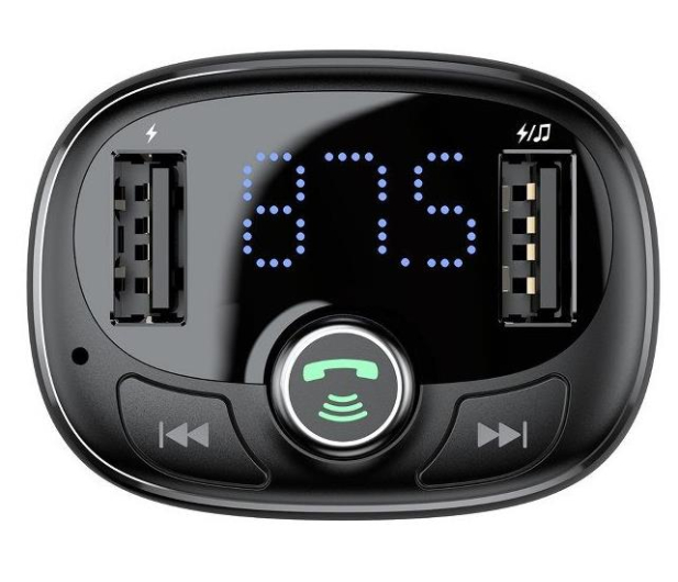 Baseus Transmiter FM T Typed Bluetooth MP3 Charger - 691490 - zdjęcie 2