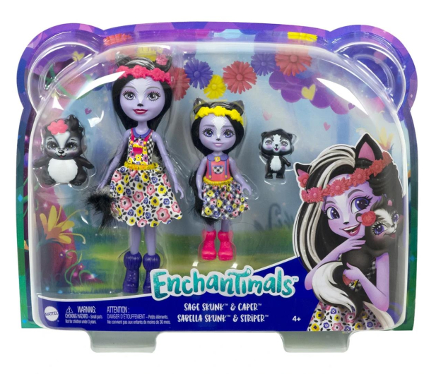 Mattel Enchantimals Sage i Sabella Skunk 2-pak - 1033061 - zdjęcie 4