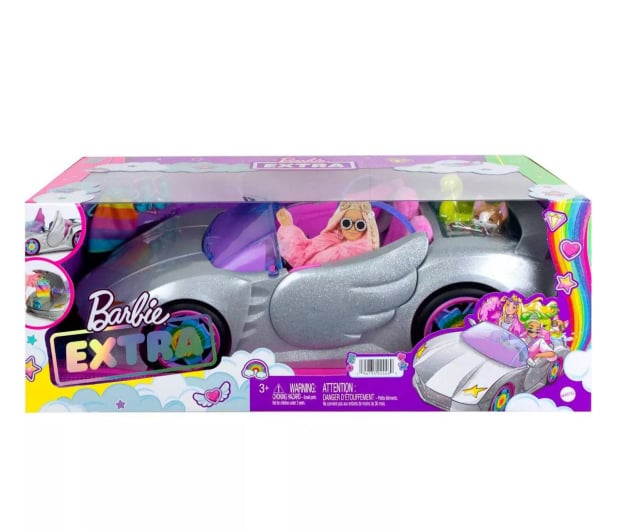 Barbie Extra Kabriolet gwiazd + akcesoria - 1033084 - zdjęcie 5