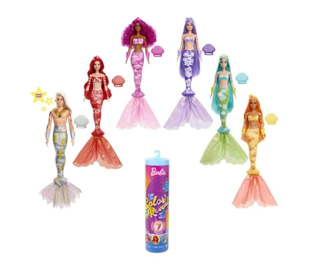 Barbie Color Reveal Kolorowa syrenka - 1033094 - zdjęcie 1