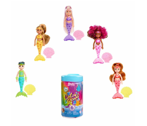 Barbie Color Reveal Chelsea Kolorowa syrenka - 1033096 - zdjęcie 1