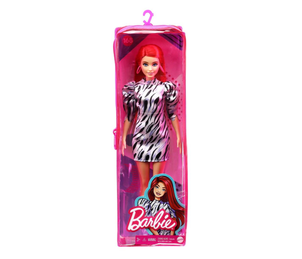 Barbie Fashionistas Lalka z srebrną sukienką - 1033035 - zdjęcie 5