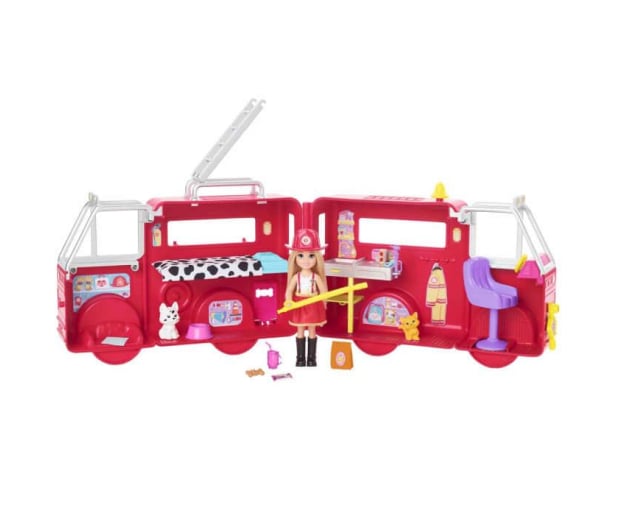 Barbie Chelsea Wóz strażacki + lalka - 1033794 - zdjęcie 3