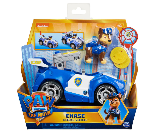 Spin Master Psi Patrol Pojazd deluxe z figurką Chase - 1033960 - zdjęcie 4